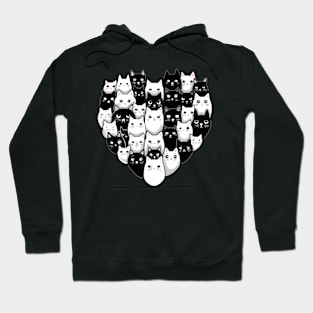 cat heart Hoodie